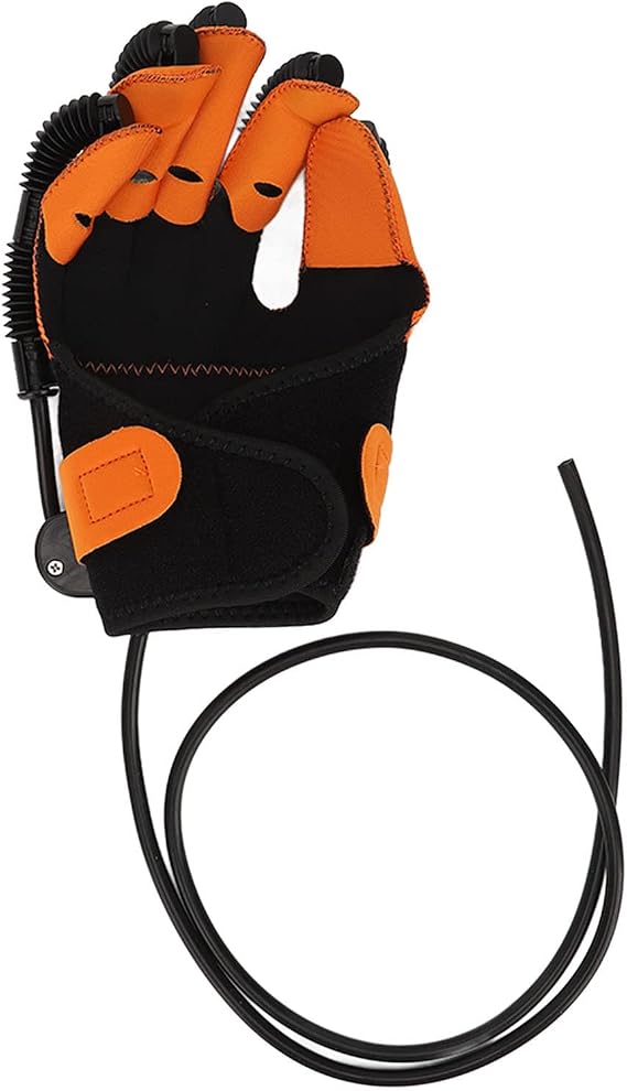 Rehabilitation Robot Gloves - Finger Rehabilitation Trainer Robot Gloves for Hand Function Recovery, Finger Straightening Brace, Hand Rehabilitation Device - M Size (Right Hand)