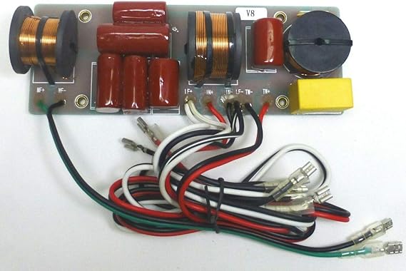 3 Way Passive Crossover for Line Array Boxes 450 Hz / 2100 Hz 8 ohms