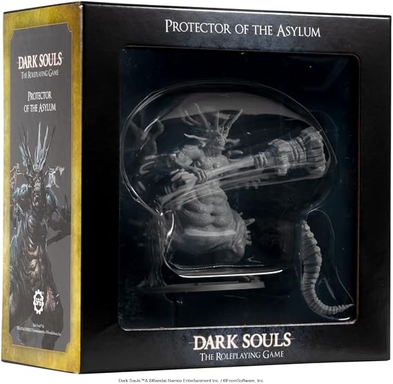 Dark Souls The Role Playing Game: Protector of the Asylum Miniatures & Stat Cards. DnD, RPG, D&D, Dungeons & Dragons. 5E Compatible