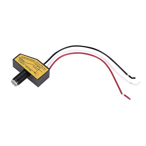 Sensor Crepuscular Sensor Crepuscular Photocell, Light Control Sensor Button Outdoor Dusk to Dawn Photocell Post Eye Light Control 12V 24V 36V 48V, Pack of 2