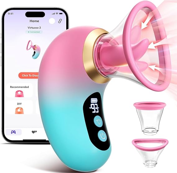 Whispering Waves: Enchanting Air Pulse Massager with Dynamic Rhythms for Sensual Adventures IG24986