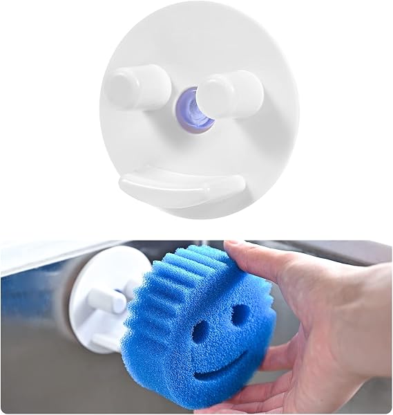 Suction Scrub Sponge Holder for Kitchen Sink