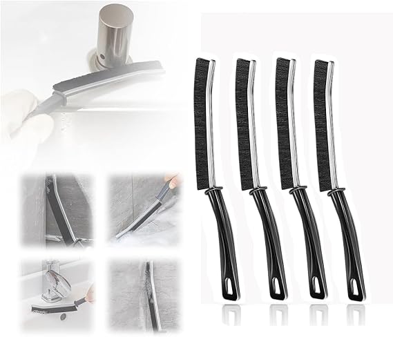 Multifunctional Window Slots and Brushes,Used for Clean The of Bathroom Kitchen Tiles
