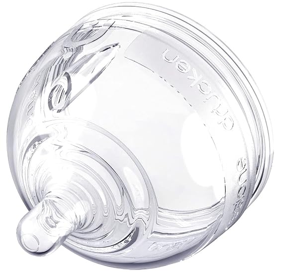 Breast-Mimic Anti-Colic & Air-Free Vent Extra Nipple Set- Fast Flow (4-9 Months / 3 Holes) / 3-Pack