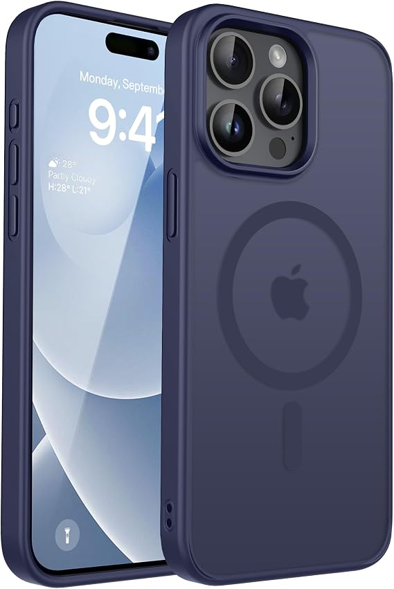 CACOE für iPhone 15 Pro Hülle mit Militärschutz für MagSafe Handyhülle
