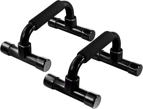 Push Up Bar Strength Training - Home Gym Exercise Equipment Push-up Stands with Cushioned Foam Grip Handles Non-Slip Sturdy Structure - Floor Workouts Fitness Calisthenics for Men Women