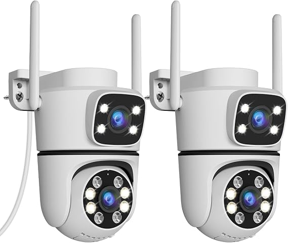 5MP Outdoor Wireless Security Camera, PTZ WiFi Video Surveillance Cameras