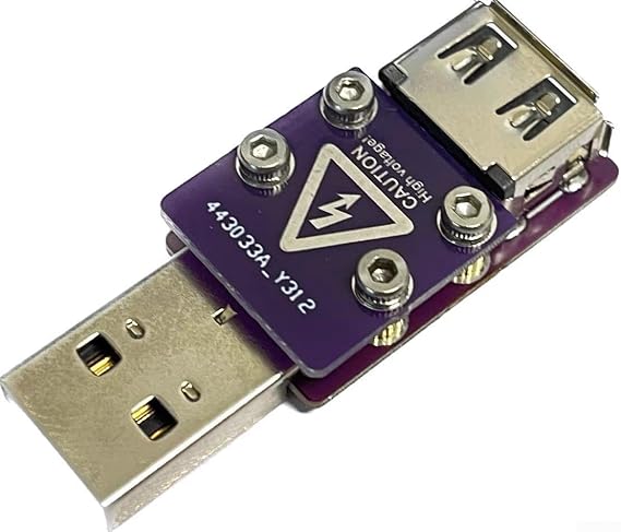 USB Killer V3, Voltage Tester with Switch for Computer Mobile Phone Circuit Testing Electronics Repair Diagnostic Tool(V3 No shell)