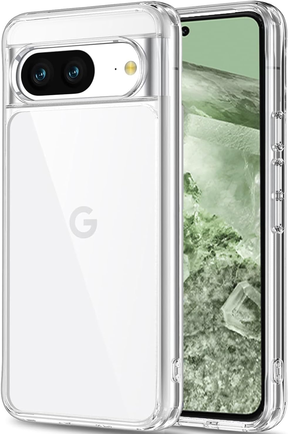 KP TECHNOLOGY Pixel 8 Case - Thin Soft Silicone Gel Case Cover for Google Pixel 8 CLEAR