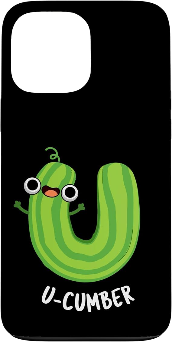 U-cumber Funny Cucumber Pun Case for iPhone 13 Pro Max