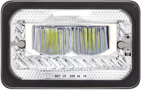 C2W ULTRALIT - Heated LED Low-Beam Headlight, 4 x 6 inch, Chrome