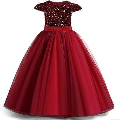TTYAOVO Girls Flower Pageant Wedding Party Princess Dress