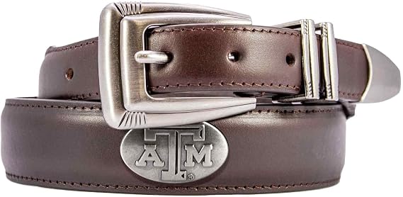 NCAA Men's Leather Concho Tapered Tip Belt
