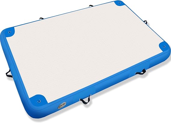 GZKYYLEGS 6ft/8ft/10ft/12ft Inflatable Floating Dock Swim Platform