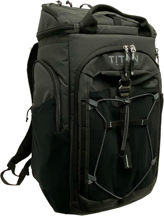 26 CANS T.I.T.A.N. by Arctic-Zone Super Foam and Leak Proof Backpack Cooler - Black