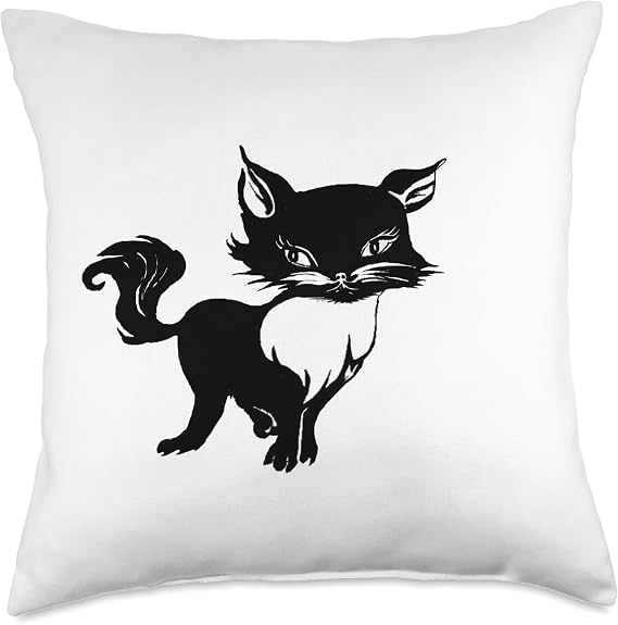 Kity cat Throw Pillow