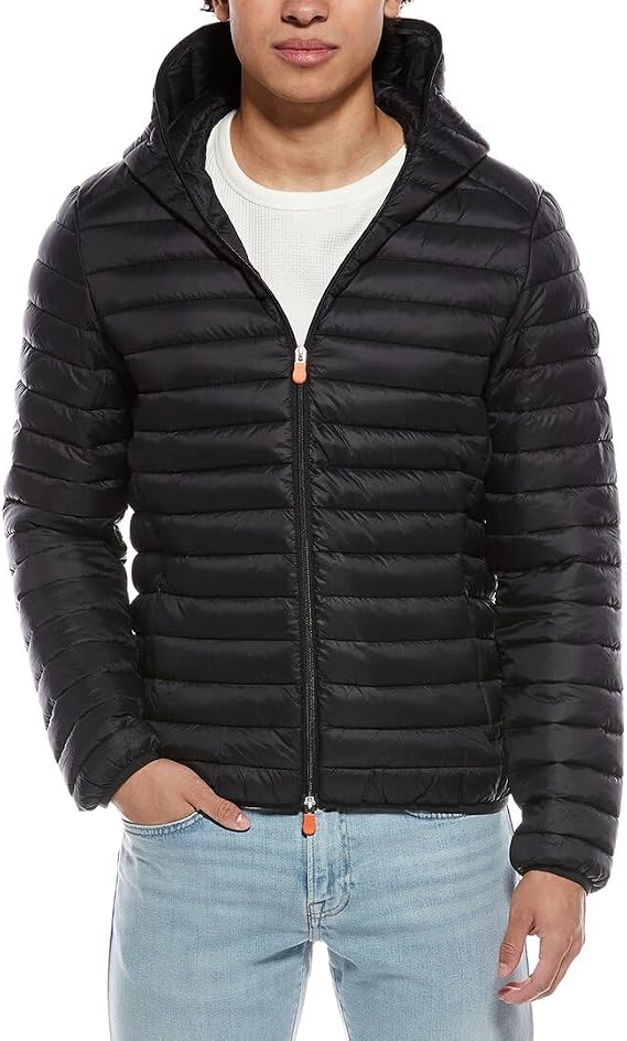 Save The Duck Mens Danielle Puffer Jacket, M, Black