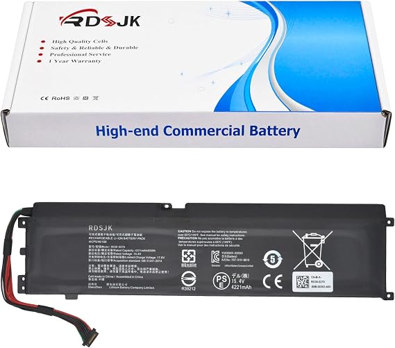 RC30-0270 Laptop Battery for Razer Blade 15 Base 2018 2019 GTX 1660 Ti RZ09-0270 RZ09-02705E76 RZ09-02705E76-R3U1 RZ09-02705E75-R3U1 RZ09-0300