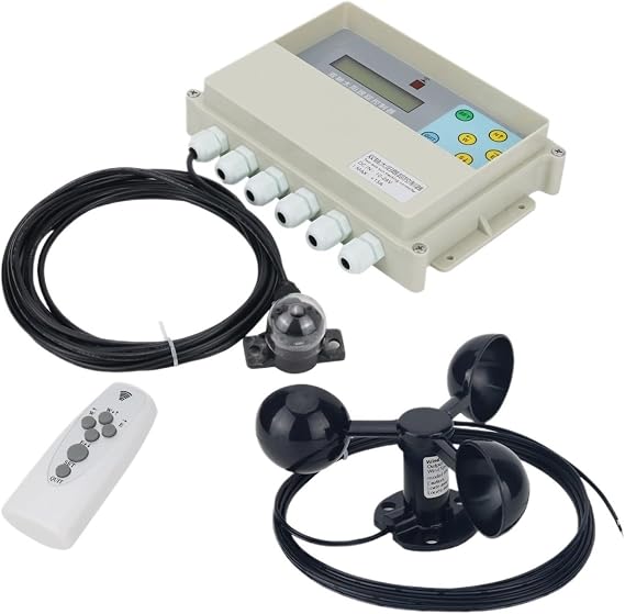 Dual Axis Solar Tracker Controller Sun Tracker Sun Automatic Tracking Controller System Two-Degree-of-Freedom Platform Tracking(with Control Sensor)