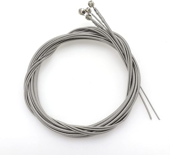 Stainless Steel 4-String Bass Strings for Acoustic Electric Bass