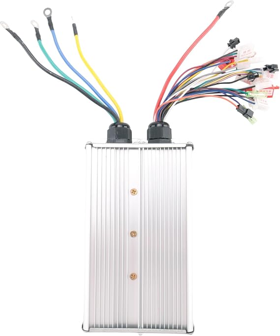 48V 60V 72V 84V 3000W Intelligent Brushless Controller for Electric Bicycle Scooter, silver