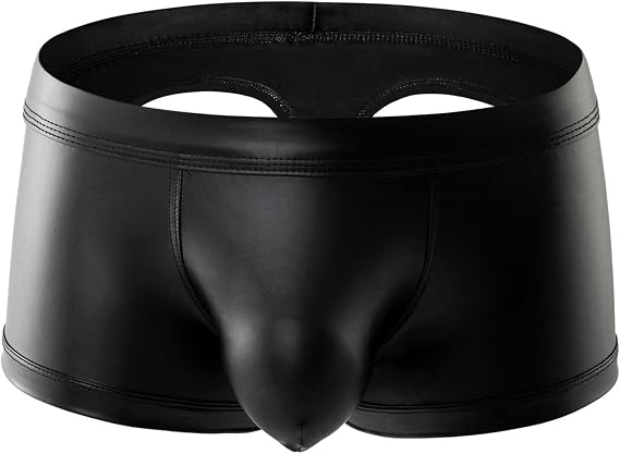 Mens Open Front And Back Underwear Men Underwear Briefs Sexy Hollow Out Boxer Shorts Skinny Bedroom Underwear With Bulge Pouch Hipster Waistband Underpants Athletic Supporter Trunks For Male
