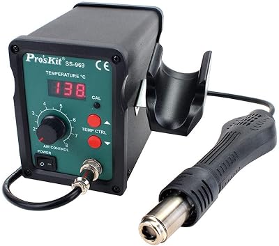 SS-969H 220V Hot Air Soldering Station BGA Welding SMD Hot Air Rework Station PCB Preheater Digital Display