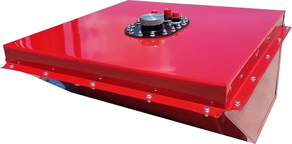 RCI Racer's Choice RCI 1162F Wedged Fuel Cell, 16 gallon (Red 10an Pickup)