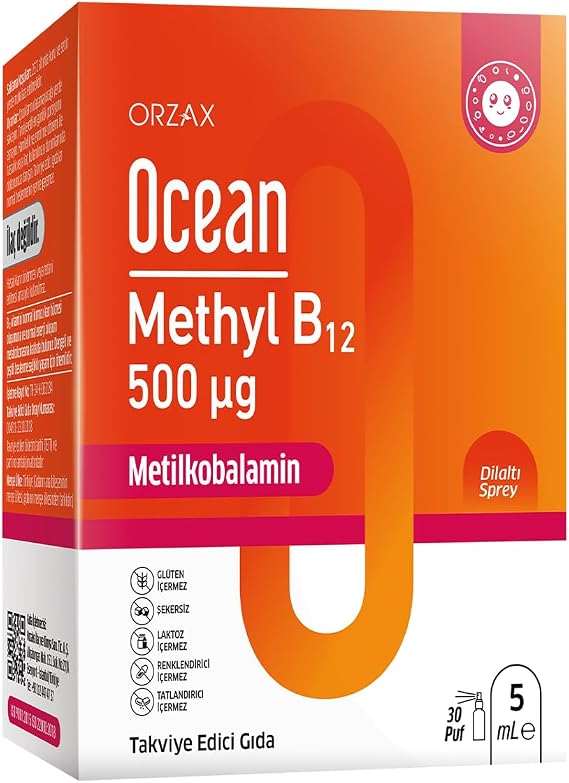 Ocean Methyl B12 Dilaltı Sprey 500mcg 5 ml