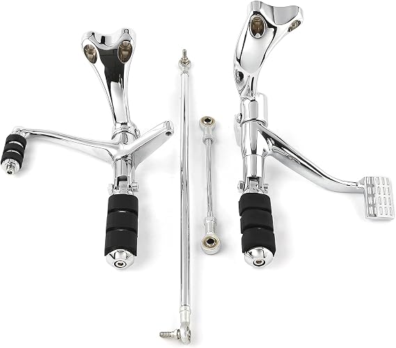TCT-MOTORPARTS Forward Control Pegs Levers Linkages Fit For Harley Sportster XL1200 2004-2013 XL1200C 2004-2008