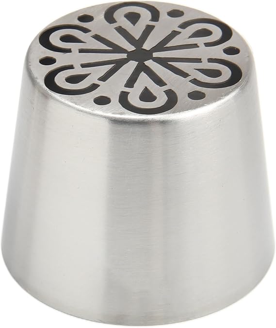 Extra Large Russian Piping Tips - Stainless Steel Flower Nozzles Set for Cake Decorating, Rose & Floral Icing Tips for Cupcakes, Cookies Professional Baking Tools (XXL, Style 61)