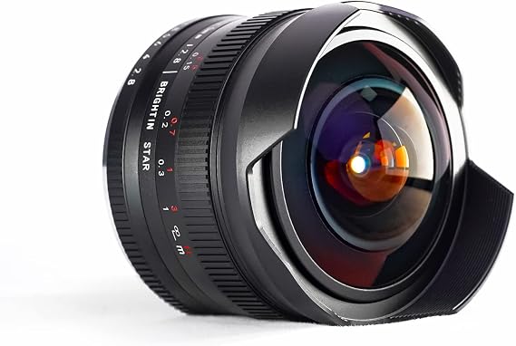 Brightin Star 7.5mm F2.8 Fisheye Lens for Z Mount Mirrorless Cameras, Manual Focus Prime APS-C Lens Fit for Z-6II,Z-7II,Z5,Z50,Z9,Z50,Z-FC,Z30