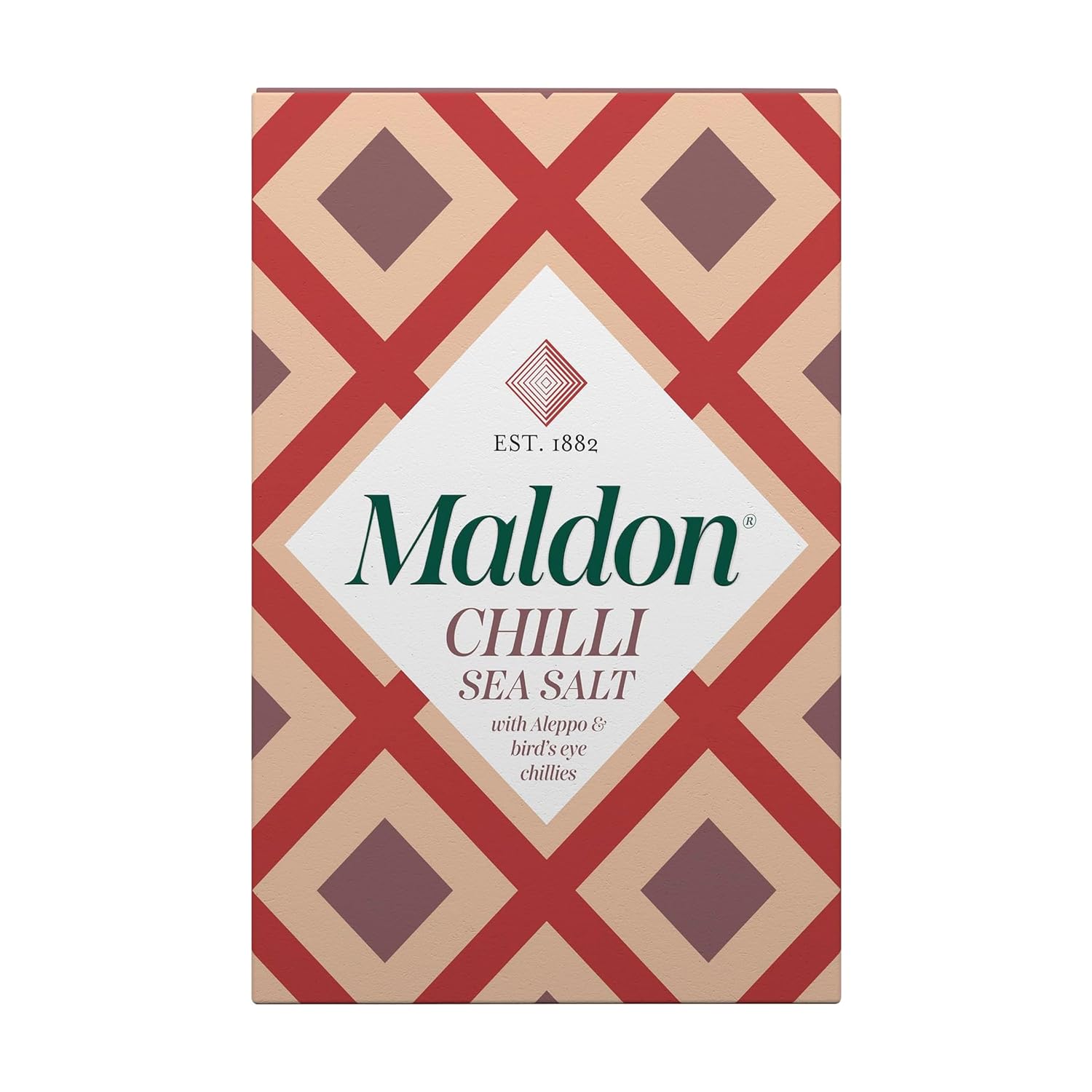 Maldon Chili-Meersalzflocken gemischt mit Aleppo & Bird’s Eye Chilischoten - Einfache Gerichte auf die nächste Stufe heben - Fantastischer Geschmack - Einzigartige pyramidenförmige Meersalzflocken