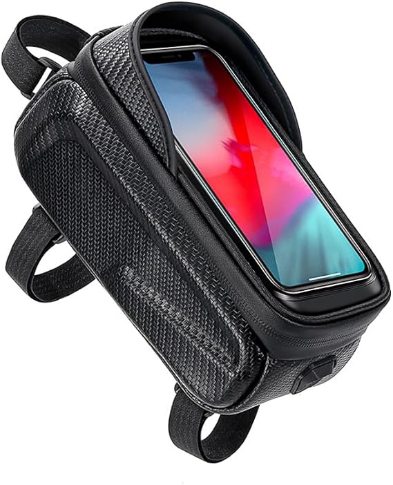 Bike Frame Bag for Trek Madone H2 2018 Phone Holder for Bike, Bike Phone Mount, Bicycle Accessories, Rain-Resistant Storage for Road Bikes & Biking Gear