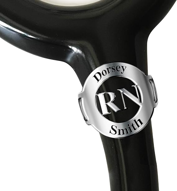 bellbow Stethoscope Name Tag Personalized ID Chams Custom RN Gifts