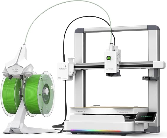 Creality SPARKX i7 3D Printer with Automatic Filament Reload, AI Camera Monitoring, Auto Leveling, Easy-to-Use High-Speed 3D Printer, Autofill Combo for Beginners & Home Use