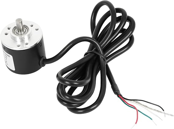 Incremental Optical Rotary Encoder for Arduino 360P/R Wide Voltage Power Supply DC 5-24V 6mm Shaft Quadrature