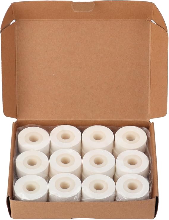 Solid Ink Roll Hot Stamp Coder for 380 Coding Sealing Machine 12pcs (White, 36 * 16mm)