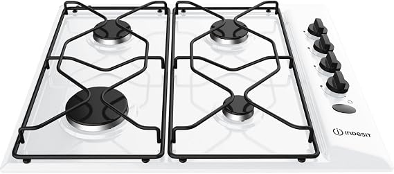 Indesit Aria PAA642/IWH 58cm Gas Hob - White