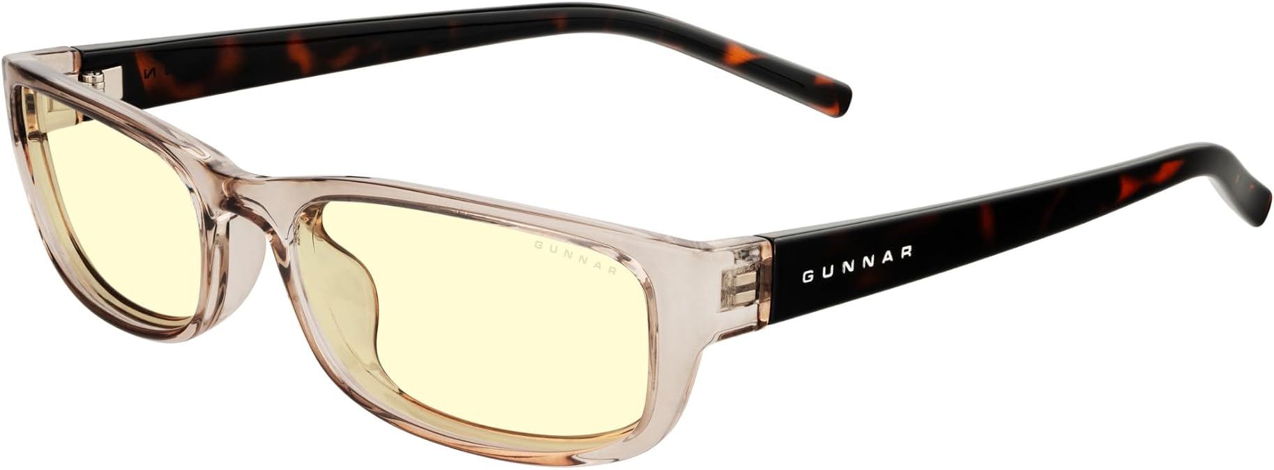 GUNNAR Womens Computer Glasses - Elin Rose Tortoise Amber Lens - Blue Light Blocking Anti Glare