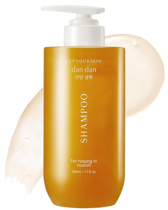 Dan Dan Strengthening Shampoo for Dry Damaged Hair, 17 Fl Oz