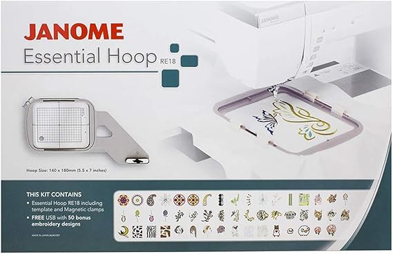 Janome RE18 Embroidery Hoop