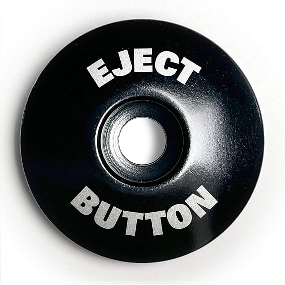 Eject Button Bicycle Headset Cap