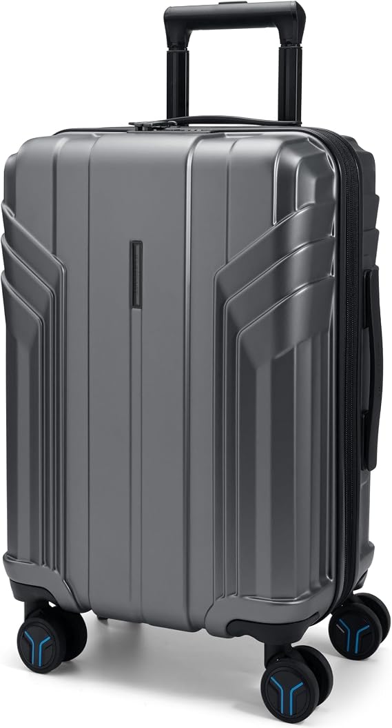 BAGSMART Expandable Carry On Luggage 22x14x9 Airline Approved, Gray