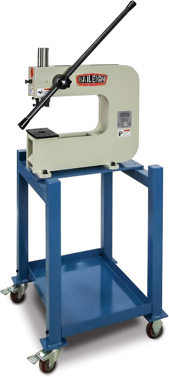 Baileigh 3-Ton Metal Bench Press, 12-Inch Throat (BP-3)