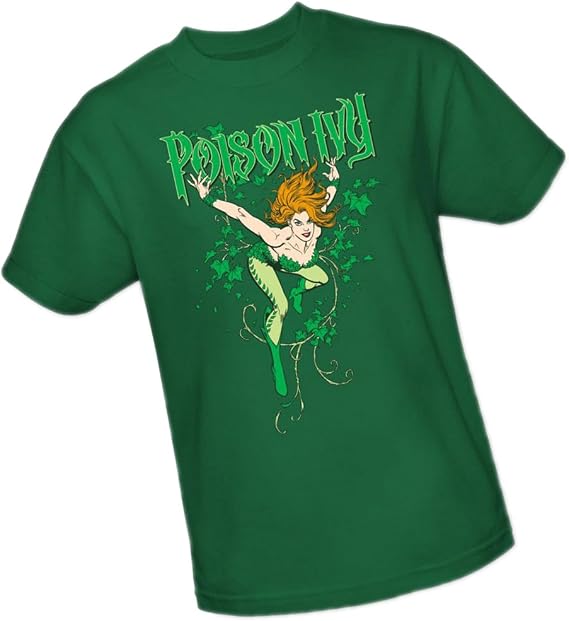 DC Comics Poison Ivy Adult T-Shirt, Large Green