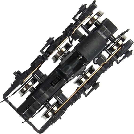 YIXANNX HO Scale 1 87 Roller Bearing Truck Metal Wheels Longevity For Model Train Lovers Ensuring Longevity And Robustness For Model Railway Layout Each Bogies Measures 6.8cmx2.8cm/2.68inch X 1.10inch