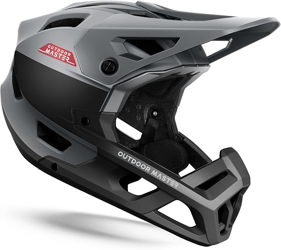 OutdoorMaster Full Face Mountain Bike Helmet, Lightweight for BMX/DH