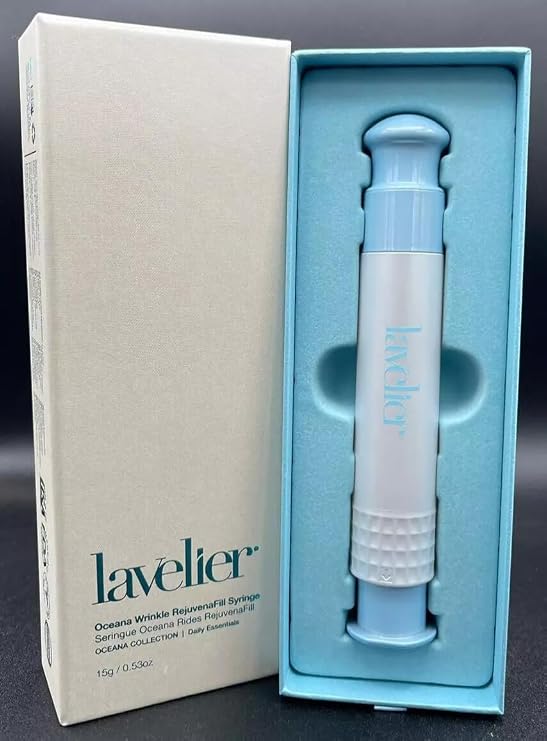 Lavelier Oceana Wrinkle RejuvenaFill Syringe | Instantly Lifts & Firms - Addresses Fine Lines & Wrinkles - Lightweight - Fast-Absorbing - with Hyaluronic Acid & Avocado Oil