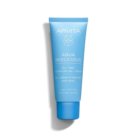 Apivita Aqua Beelicious Face Gel-Cream, Oil-Free Hydrating Gel-Cream with Honey, Hyaluronic Acid & Flowers